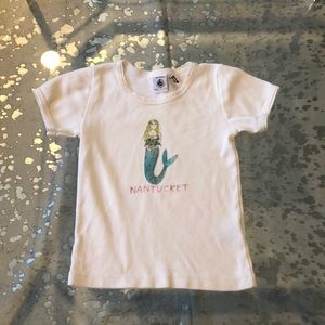 Custom Petit Bateau kids short sleeve t-shirt